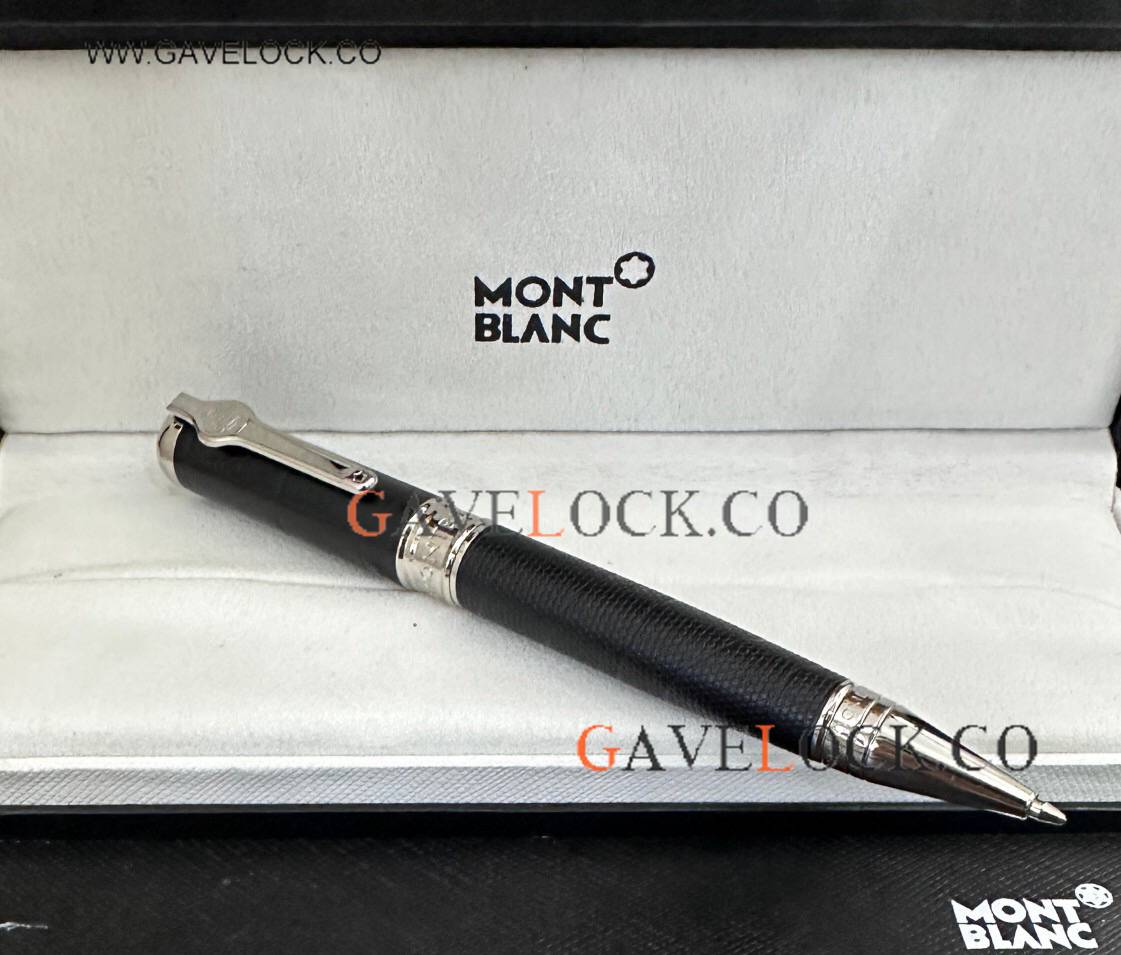 Clone Montblanc Muhammad Ali Black-Silver Ballpoint Pen